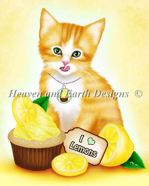 Lemon Cupcake Kitten - Click Image to Close